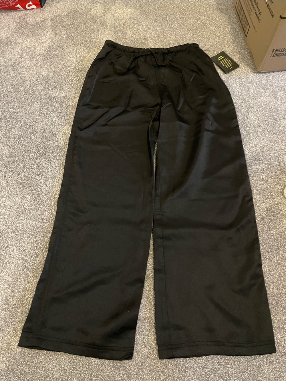art class Black Elastic Waist Pull-On Pants
